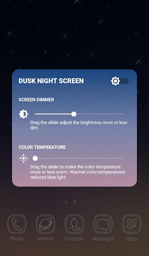 Run android online APK Dusk Night Screen(Blue Light Filter & Screen Dim) from MyAndroid or emulate Dusk Night Screen(Blue Light Filter & Screen Dim) using MyAndroid