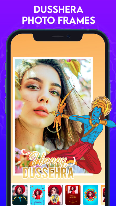 Emulate iPhone app Dussehra Navratri Photo Frames using MyAndroid Emulate iPhone app Dussehra Navratri Photo Frames using MyAndroid