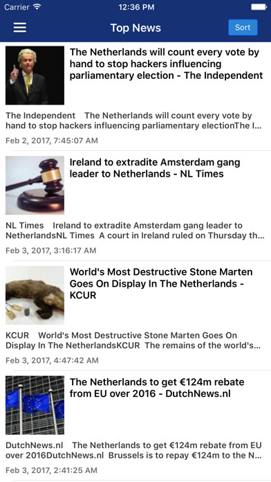 Emulate iPhone app Dutch News in English using MyAndroid Emulate iPhone app Dutch News in English using MyAndroid