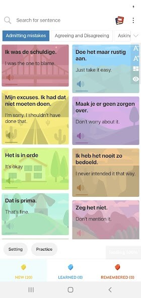 Run android online APK Dutch Sentences Notebook from MyAndroid or emulate Dutch Sentences Notebook using MyAndroid