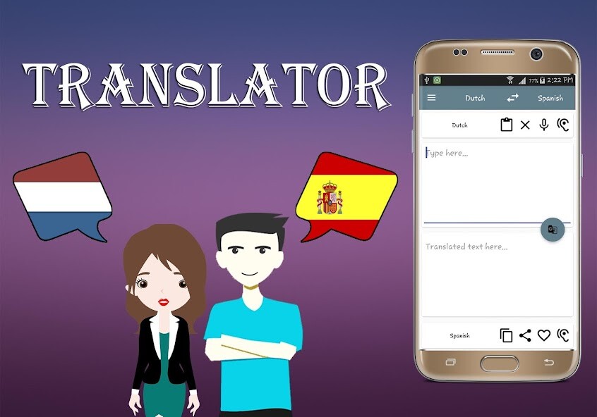 Run android online APK Dutch To Spanish Translator from MyAndroid or emulate Dutch To Spanish Translator using MyAndroid Run android online APK Dutch To Spanish Translator from MyAndroid or emulate Dutch To Spanish Translator using MyAndroid