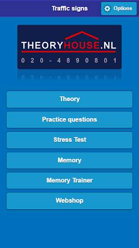 Run android online APK Dutch Traffic Sign Trainer from MyAndroid or emulate Dutch Traffic Sign Trainer using MyAndroid