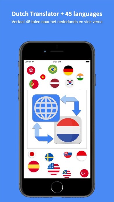 Emulate iPhone app Dutch Translator Pro - 45+ using MyAndroid Emulate iPhone app Dutch Translator Pro - 45+ using MyAndroid