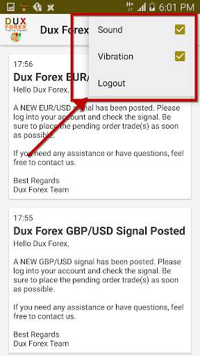 Run android online APK Dux Forex Notifer from MyAndroid or emulate Dux Forex Notifer using MyAndroid