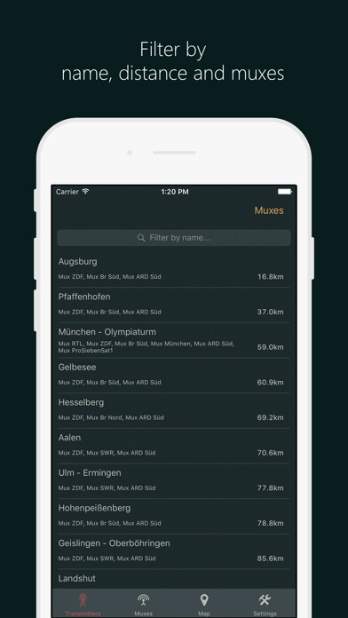 Emulate iPhone app DVB-T Finder using MyAndroid Emulate iPhone app DVB-T Finder using MyAndroid