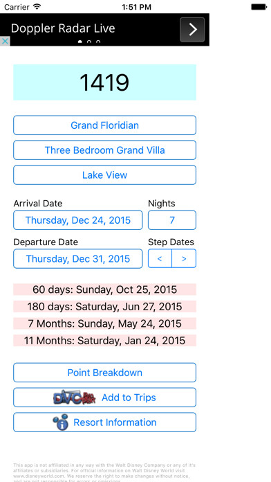 Emulate iPhone app DVC Calculator using MyAndroid Emulate iPhone app DVC Calculator using MyAndroid