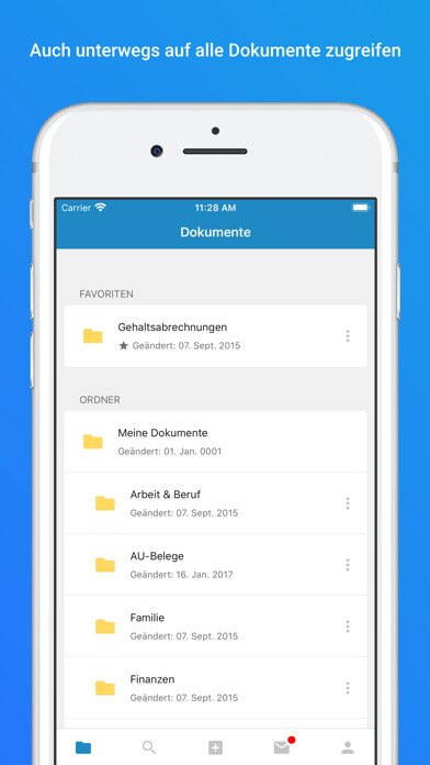 Emulate iPhone app d.velop postbox using MyAndroid