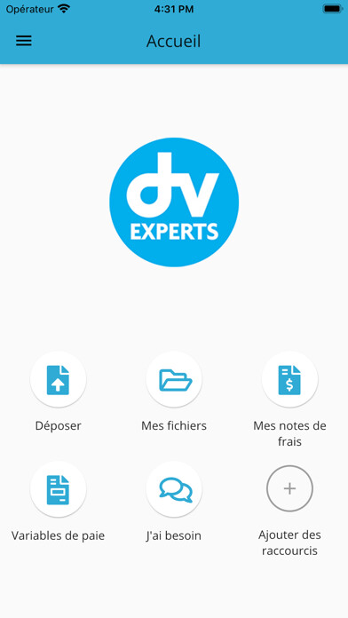 Emulate iPhone app DV EXPERTS Expertise Comptable using MyAndroid Emulate iPhone app DV EXPERTS Expertise Comptable using MyAndroid