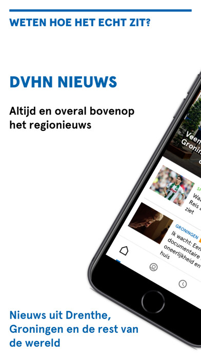 Emulate iPhone app DVHN nieuws using MyAndroid