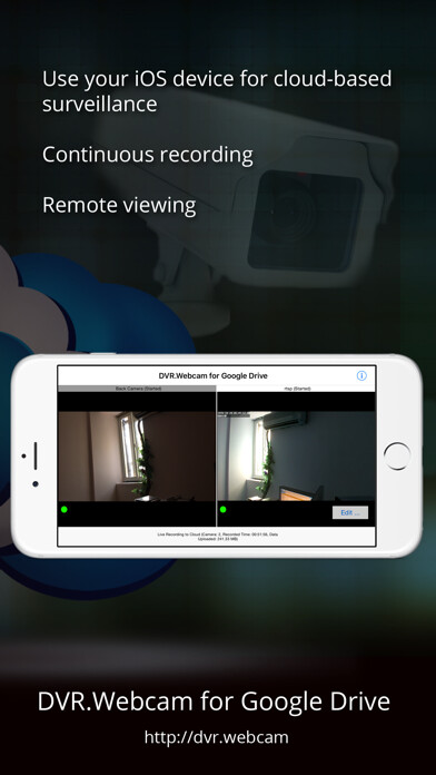 Emulate iPhone app DVR.Webcam for Google Drive using MyAndroid Emulate iPhone app DVR.Webcam for Google Drive using MyAndroid