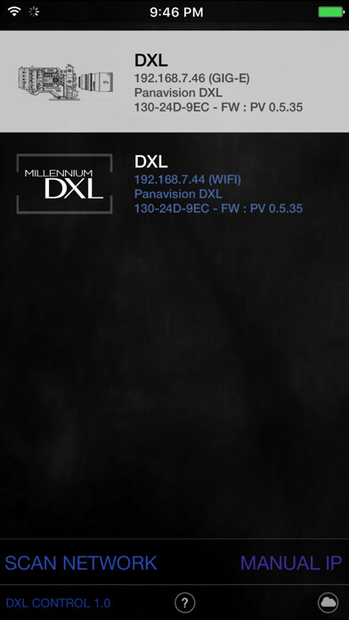 Emulate iPhone app DXL Control using MyAndroid