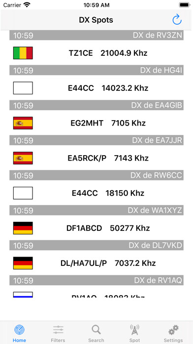 Emulate iPhone app DX Spots using MyAndroid Emulate iPhone app DX Spots using MyAndroid