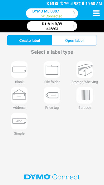 Emulate iPhone app DYMO Connect using MyAndroid Emulate iPhone app DYMO Connect using MyAndroid