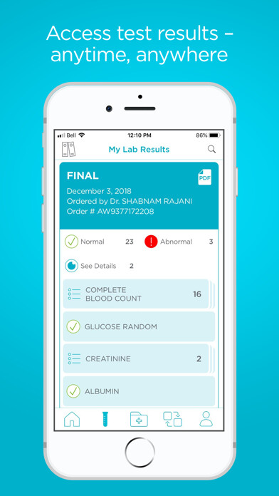 Emulate iPhone app Dynacare Plus using MyAndroid