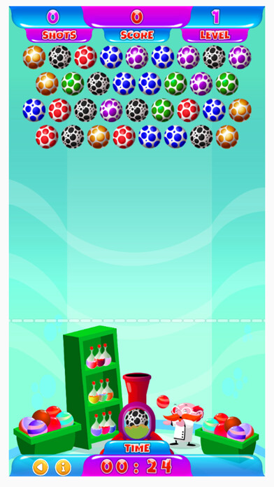 Emulate iPhone app Dynomite Egg Shoot Bubble - Eggs Bubble Game using MyAndroid