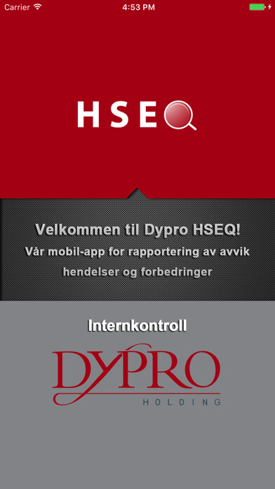 Emulate iPhone app Dypro HSEQ using MyAndroid