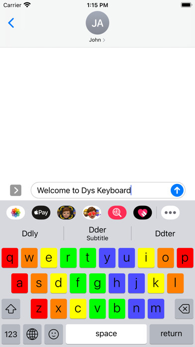Emulate iPhone app Dys Keyboard using MyAndroid Emulate iPhone app Dys Keyboard using MyAndroid