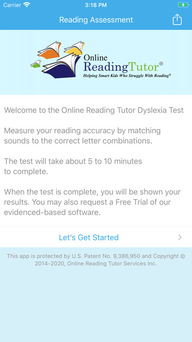 Emulate iPhone app Dyslexia Test using MyAndroid