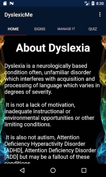 Run android online APK DyslexicMe from MyAndroid or emulate DyslexicMe using MyAndroid