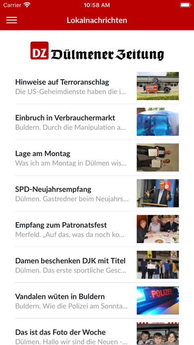 Emulate iPhone app DZ Aktuell using MyAndroid Emulate iPhone app DZ Aktuell using MyAndroid