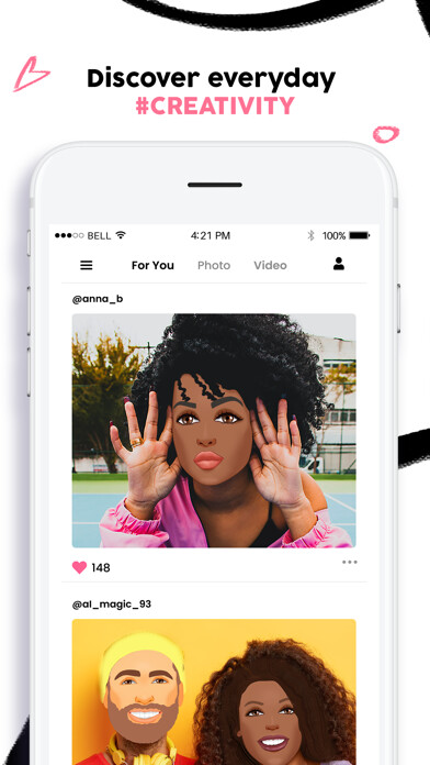 Emulate iPhone app dzook: Snap Your Animation using MyAndroid