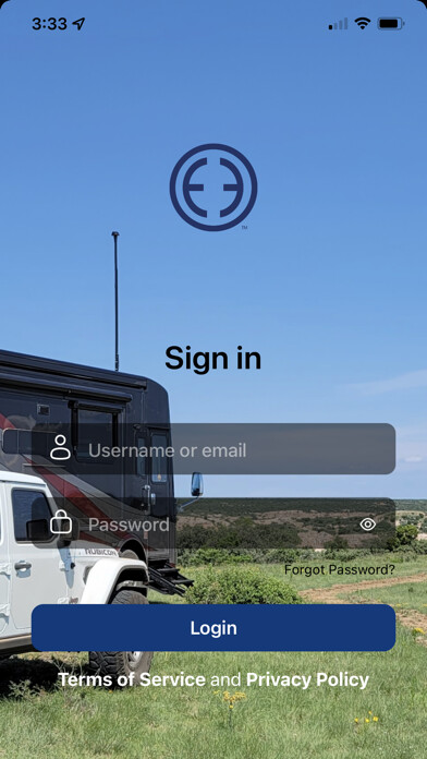Emulate iPhone app E3 Camping using MyAndroid