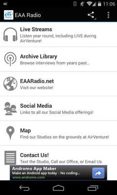 Emulate Android APK EAA Radio