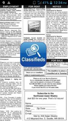 Emulate Android APK EA Classifieds