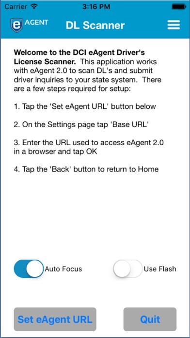 Emulate iPhone app eAgent DL Scanner using MyAndroid Emulate iPhone app eAgent DL Scanner using MyAndroid