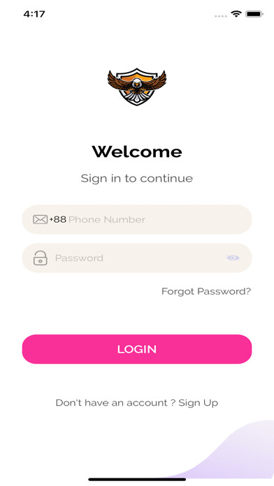 Emulate iPhone app Eagle BD Police using MyAndroid