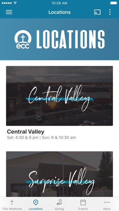 Emulate iPhone app Eagle Christian Church using MyAndroid Emulate iPhone app Eagle Christian Church using MyAndroid
