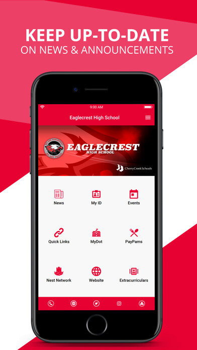 Emulate iPhone app Eaglecrest High School using MyAndroid Emulate iPhone app Eaglecrest High School using MyAndroid