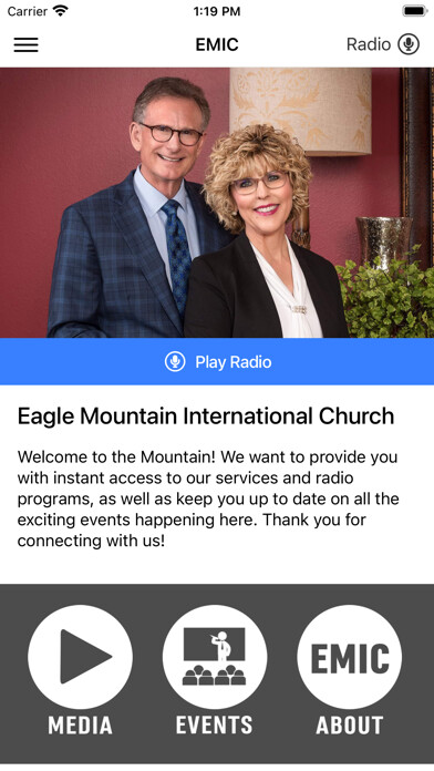 Emulate iPhone app Eagle Mountain Church using MyAndroid Emulate iPhone app Eagle Mountain Church using MyAndroid