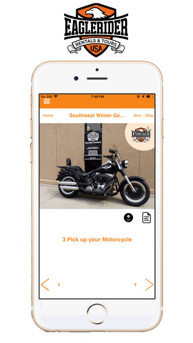 Emulate iPhone app EagleRider Mobile Tour Guide using MyAndroid Emulate iPhone app EagleRider Mobile Tour Guide using MyAndroid