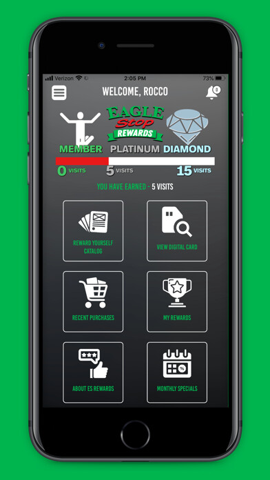 Emulate iPhone app Eagle Stop Rewards using MyAndroid Emulate iPhone app Eagle Stop Rewards using MyAndroid