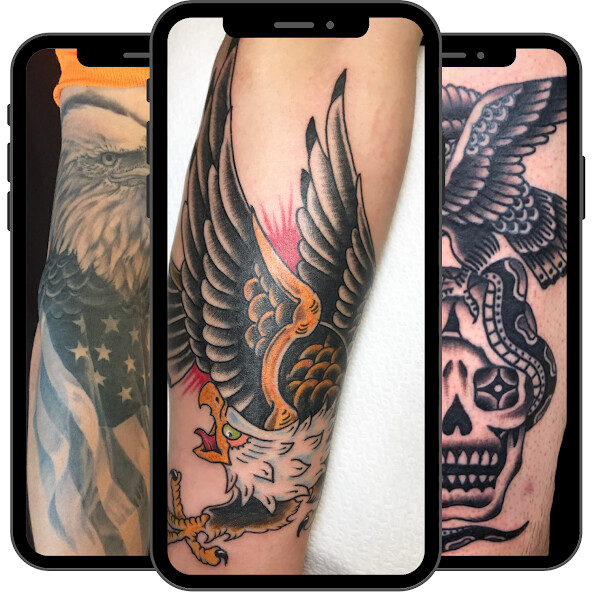 Run android online APK Eagle Tattoos from MyAndroid or emulate Eagle Tattoos using MyAndroid