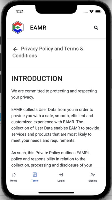 Emulate iPhone app EAMR using MyAndroid