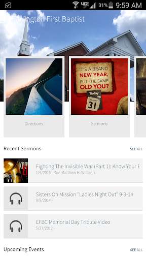 Emulate Android APK Earlington First Baptist