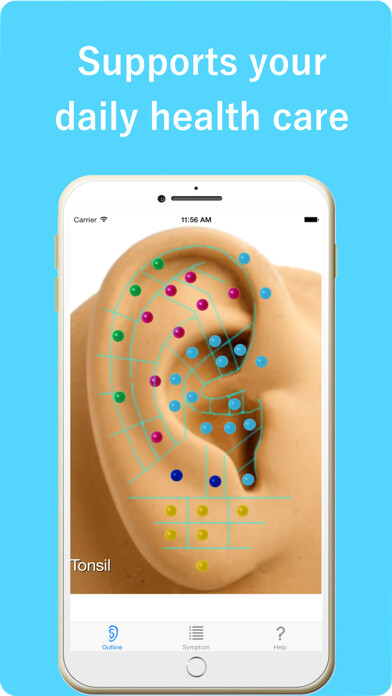 Emulate iPhone app Ear Massage Assistant using MyAndroid Emulate iPhone app Ear Massage Assistant using MyAndroid