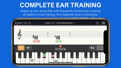 Emulate iPhone app EarMaster - Music Theory using MyAndroid