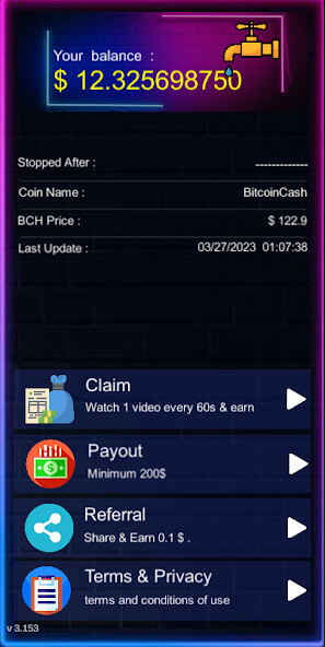 Run android online APK Earn Bitcoin Cash : Faucet from MyAndroid or emulate Earn Bitcoin Cash : Faucet using MyAndroid