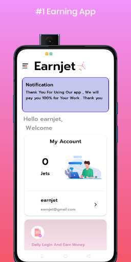 Run android online APK EarnJet - Scratch , Play Songs & Earn Rewards from MyAndroid or emulate EarnJet - Scratch , Play Songs & Earn Rewards using MyAndroid