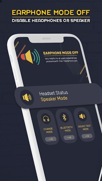 Run android online APK Earphone Mode Off Speaker On from MyAndroid or emulate Earphone Mode Off Speaker On using MyAndroid