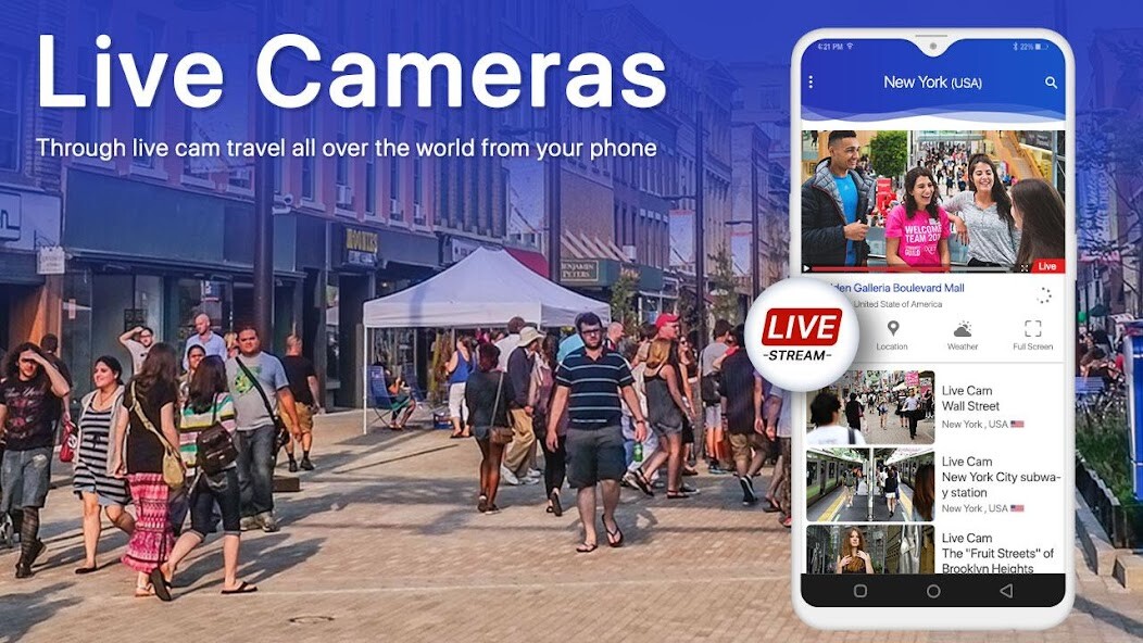 Run android online APK Earth Cam Online: Live webcam, camview  Beach cam from MyAndroid or emulate Earth Cam Online: Live webcam, camview  Beach cam using MyAndroid