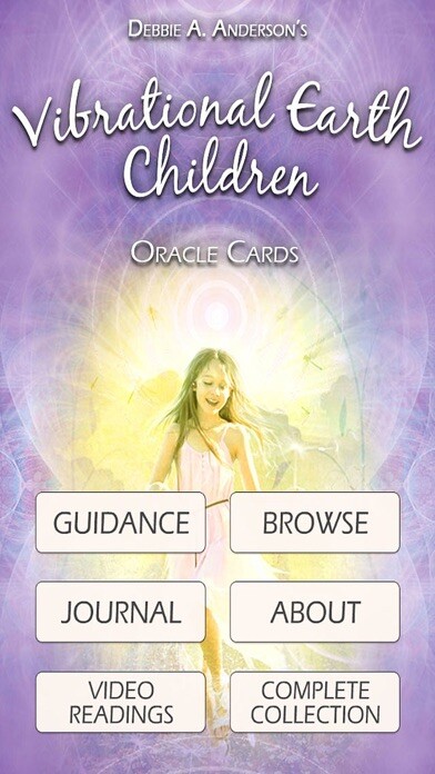 Emulate iPhone app Earth Children Oracle Cards using MyAndroid