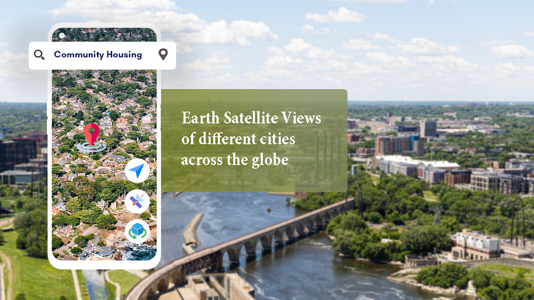 Run android online APK Earth Map: Live Satellite View from MyAndroid or emulate Earth Map: Live Satellite View using MyAndroid