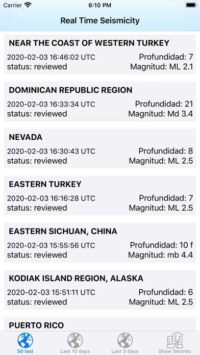 Run android online APK Earthquakes Today from MyAndroid or emulate Earthquakes Today using MyAndroid