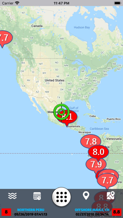 Emulate iPhone app Earthquake Tracking using MyAndroid Emulate iPhone app Earthquake Tracking using MyAndroid