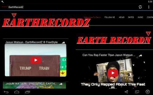 Run android online APK EarthRecordZ from MyAndroid or emulate EarthRecordZ using MyAndroid