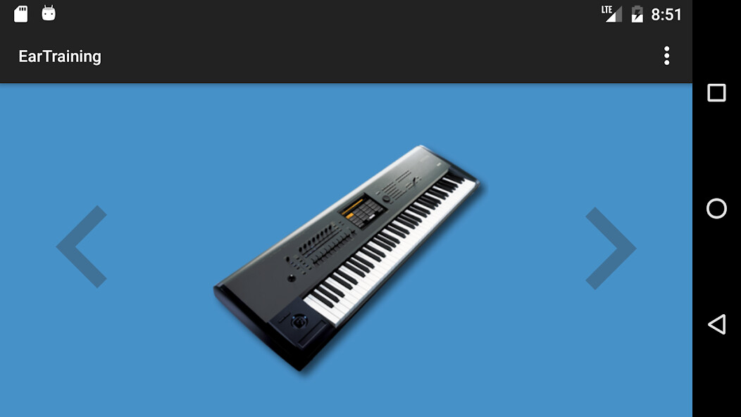 Emulate iPhone app Ear Training. using MyAndroid